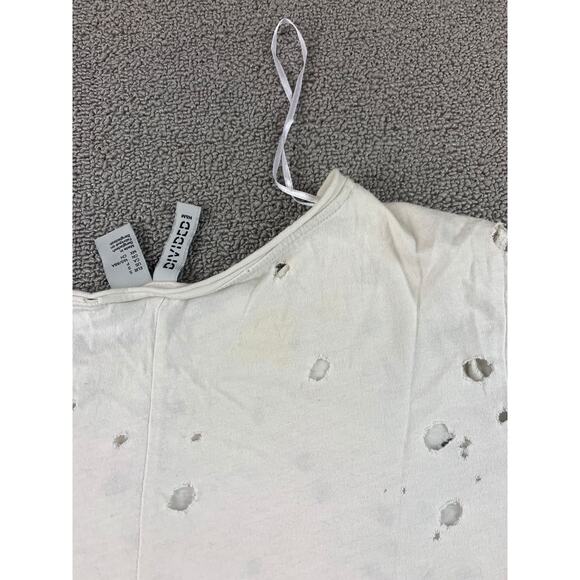 H&M Divided Skull T‎ Shirt Woman's Small White Rock And Roll Snakes Graphic T - Picture 9 of 9